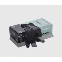 Puderfreie Nitrilhandschuhe Schwarz Large 100 Stück-Fromm New