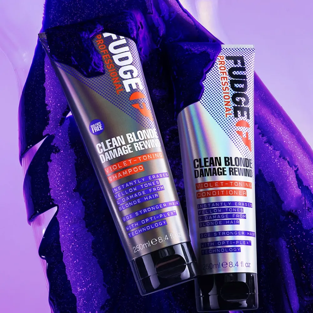 FUDGE Conditioner|Clean Blonde Damage Rewind Violet Toning Conditioner 250 ml