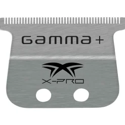 Gamma+ Haarschneider & Trimmer|Haarschneider & Trimmer^X-Pro Fixed Blade Wide Ersatz Klinge Steel