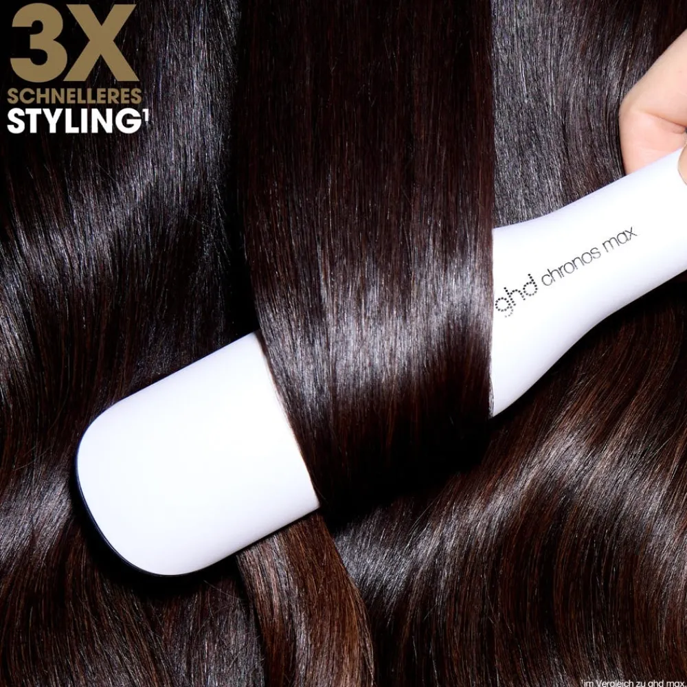 ghd Glätteisen|Glätteisen|chronos max Styler mit größeren Platten white
