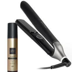 ghd Glätteisen|Glätteisen|chronos schwarz & bodyguard Hitzeschutz Pflegeduo