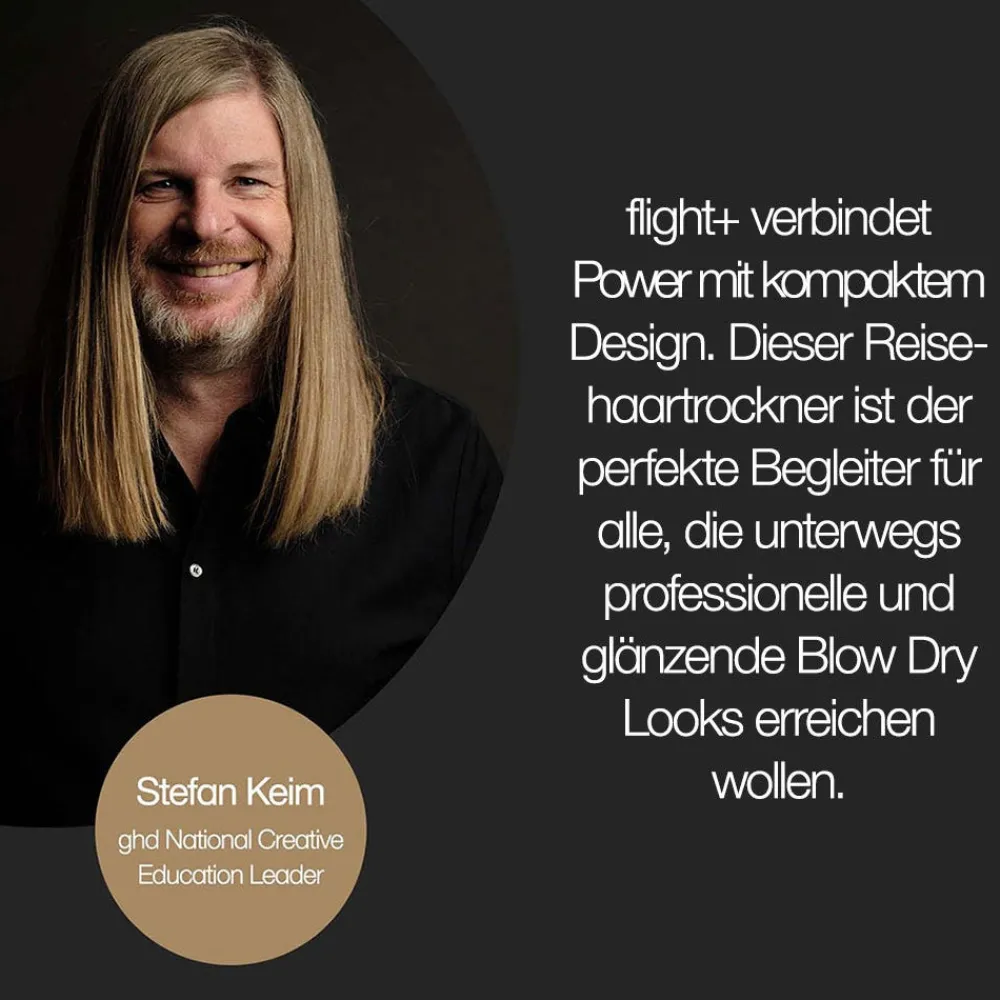 flight+ Reisehaartrockner schwarz-ghd Online