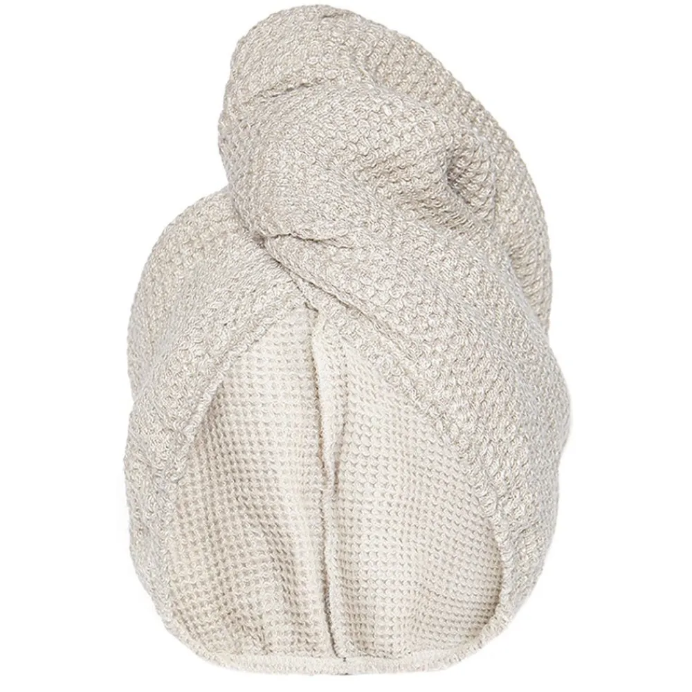 100% Linen Hair Wrap - Brown-GLOV Clearance