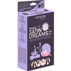 GLOV Haarteile^COOLCURL Sweet Dreams Satin Set - Pink
