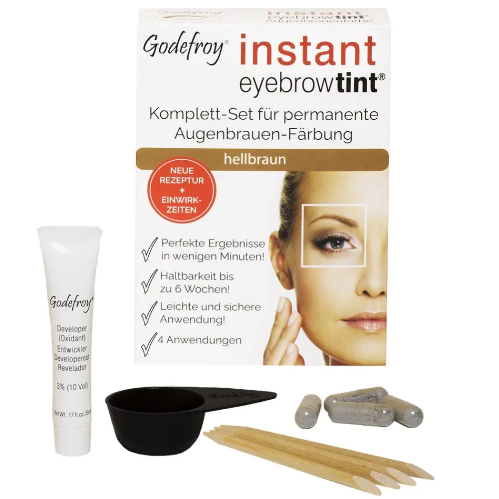 GODEFROY Augenbrauen- & Wimpernfarbe|Gesicht^Instant Eyebrow Tint Hellbraun
