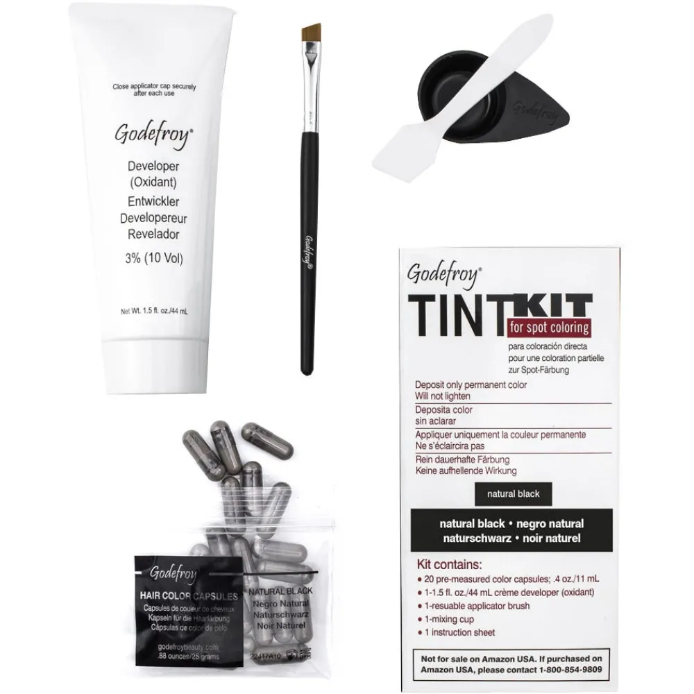 GODEFROY Haarfarbe|Tint Kit naturschwarz
