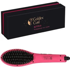 Golden Curl Kämme & Bürsten|Glätteisen|Str8 Haarglätter Bürste (Pink)