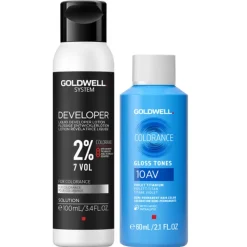 Colorance Gloss Tones 10AV + System Entwickler 2% Bundle-Goldwell Sale
