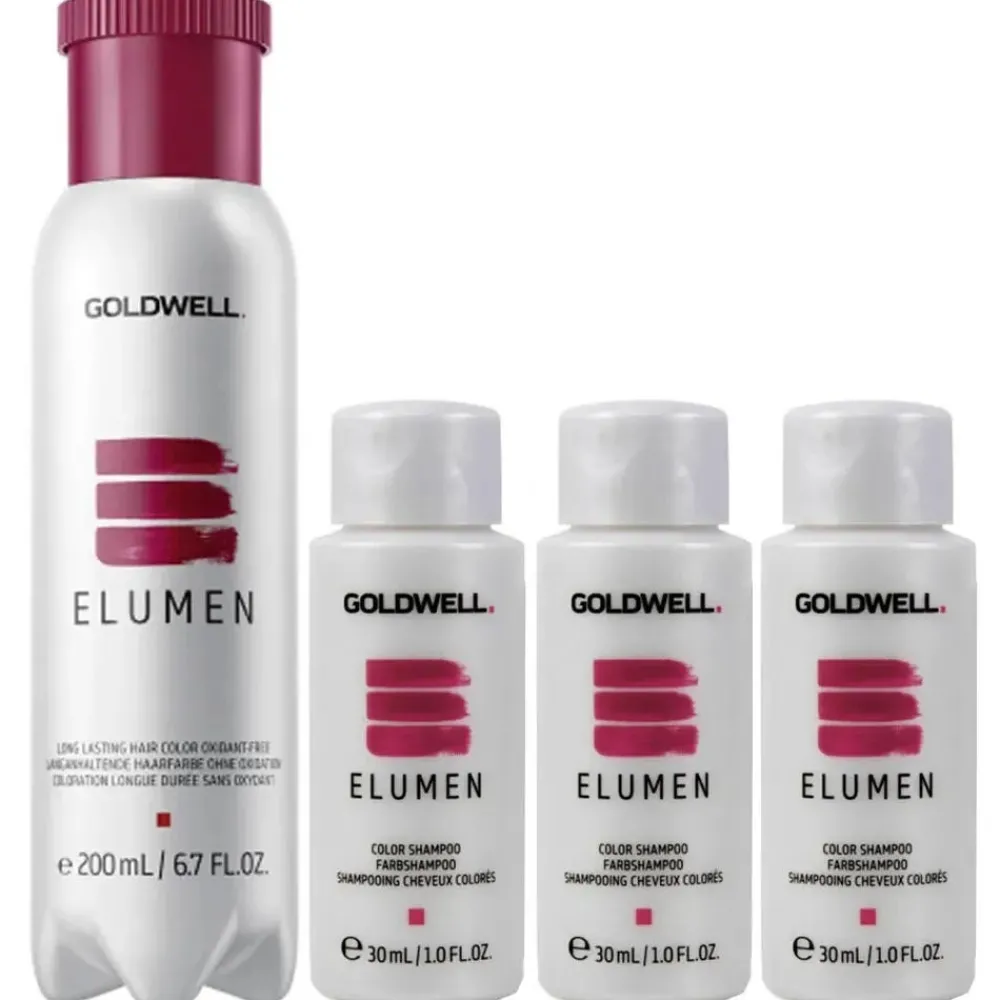 Goldwell Haarfarbe|Elumen Pastell Blue + Shampoo 30 ml Bundle