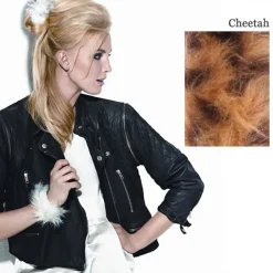 Faux Fur Snap Wrap Cheetah-Great Lengths Discount