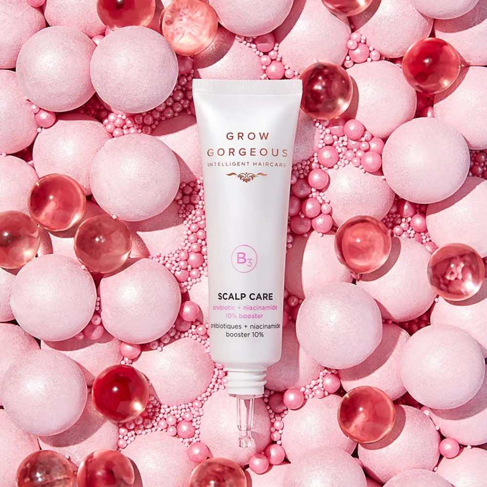 Grow Gorgeous Reparatur & Stärkung|Hagel Nature^Scalp Care Prebiotic Niacinamide 10 % Booster 30 ml