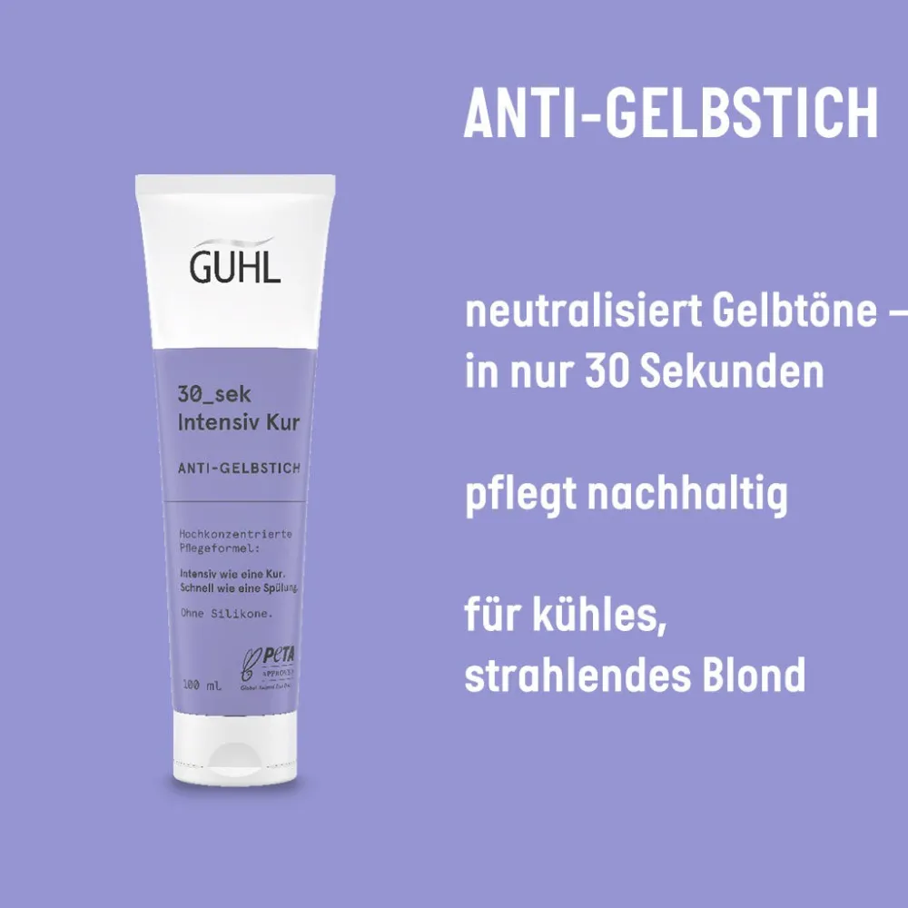 Guhl Haarkur^30_sek Intensiv Kur Anti-Gelbstich 100 ml