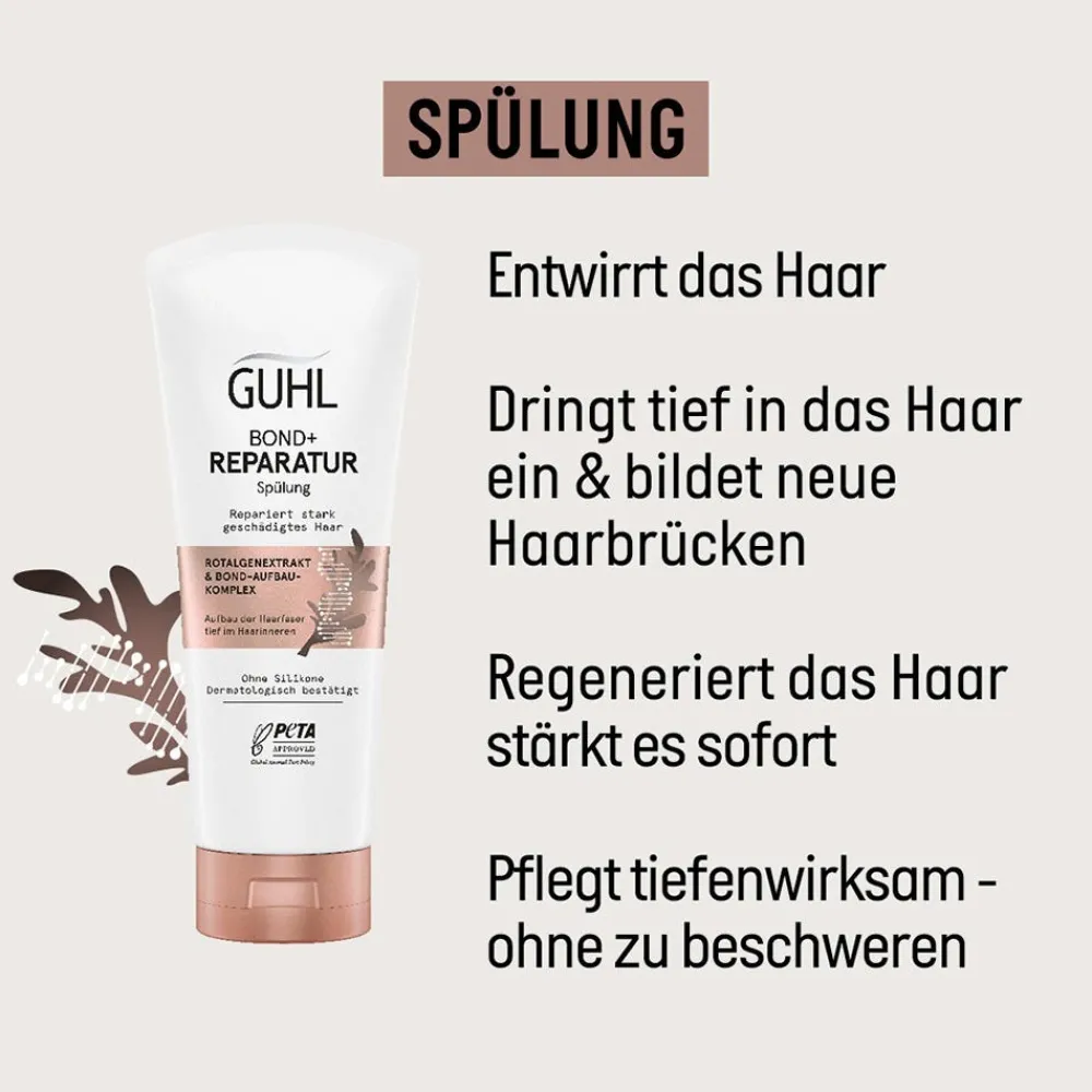 Guhl Hagel Nature| Conditioner|Bond+ Reparatur Spülung 200 ml