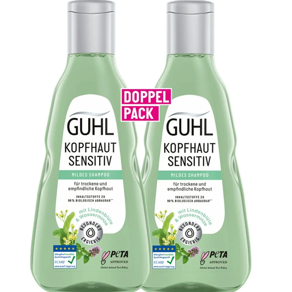 Kopfhaut Sensitiv Shampoo Doppelpack 2 x 250 ml-Guhl Hot