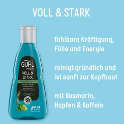 Guhl Shampoo|MEN Voll & Stark Kräftiges Shampoo 250 ml