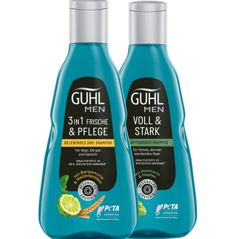 Guhl Shampoo|MEN Voll & Stark Kräftiges Shampoo 250 ml