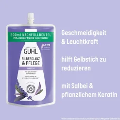 Guhl Shampoo^Silberglanz & Pflege Shampoo Nachfüllbeutel 500 ml