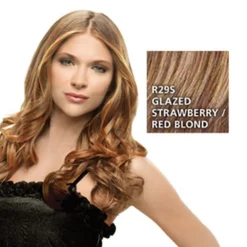 Hairdo 23 Zoll Clip in Wavy Extension R29S Glazed Strawberry 57 cm-Great Lengths Hot