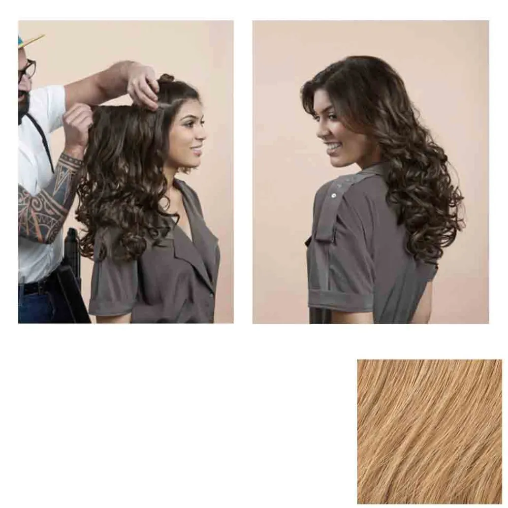 Hairdo Haarteile|Haarteil Clip in Wavy Extension R25 Ginger Blond 55 cm
