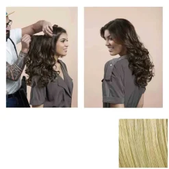 Hairdo Haarteile^Haarteil Clip in Wavy Extension R22 Swedish Blond 55 cm
