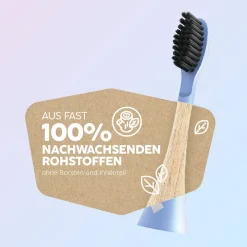 Happybrush Zahnpflege|Hagel Nature|Aufsteckbürsten V3+ (Sunrise) 3 Stück