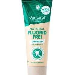 Happybrush Zahnpflege|Hagel Nature^Dentural Fluorid Free Zahnpasta 75 ml