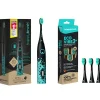 Happybrush Zahnpflege|Hagel Nature|ECO Vibe 3 Black/Mint Bundle