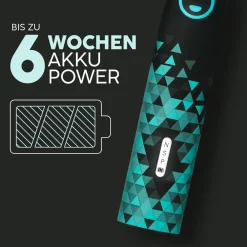 Happybrush Zahnpflege|ECO Vibe 3 Schwarz/Mint