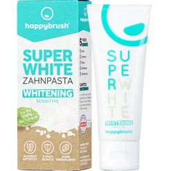 Happybrush Zahnpflege|Hagel Nature|Super White&Protect Zahnpasta 75 ml