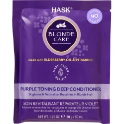 Blonde Purple Toning Deep Conditioner Sachet 50 ml-HASK New