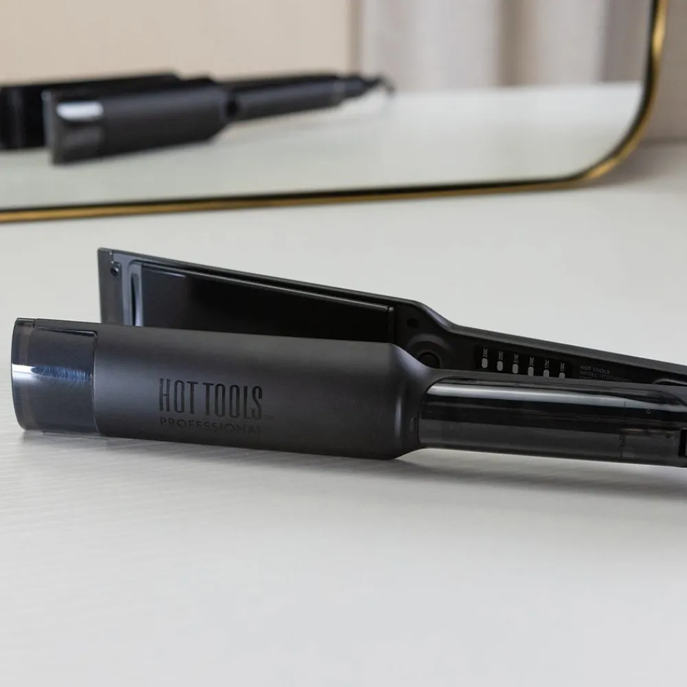 Pro Black Gold Steam Styler Glätteisen-Hot Tools Hot