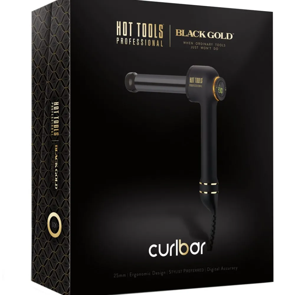 Hot Tools Lockenstäbe|Lockenstab^Professional Black Gold Curlbar Lockenstab 25 mm