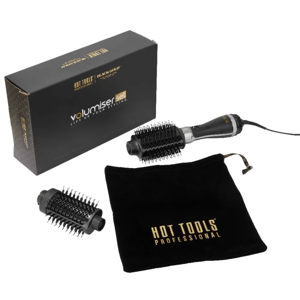 Hot Tools Haartrockner^Professional Black Gold Volumiser Set