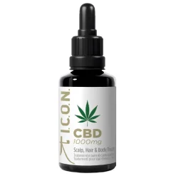 ICON Hagel Nature| Haaröle^Organic CBD 1000 mg Oil 30 ml