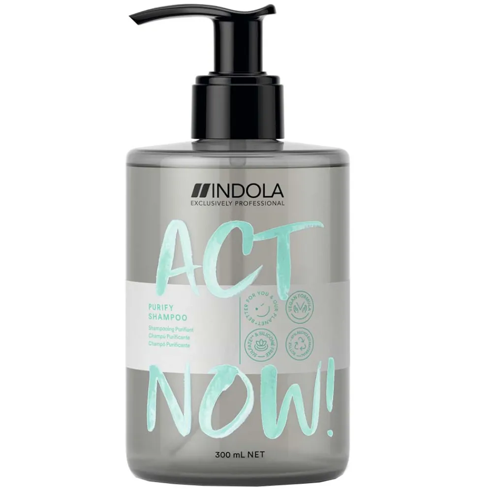 ACT NOW! Purify Shampoo 300 ml-INDOLA Outlet