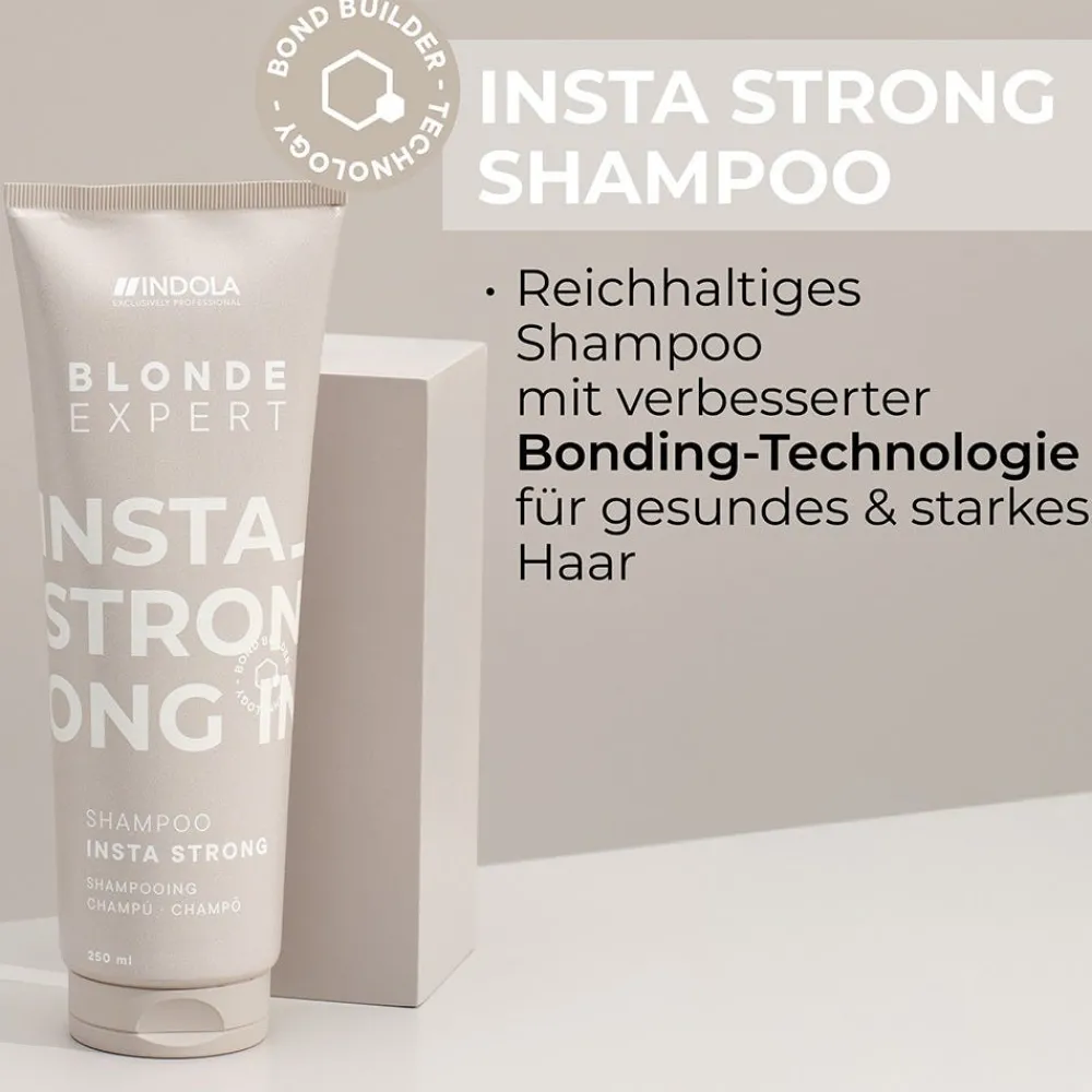 BLONDE EXPERT Care Insta Strong Shampoo 250 ml-INDOLA Clearance