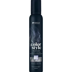 INDOLA Tönung| Haarschaum|Color Style Mousse Perl Grau 200 ml