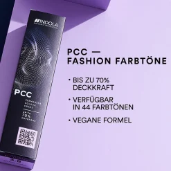 INDOLA Hagel Nature|Haarfarbe|PCC Permanente Haarfarbe Fashion 7.76 Mittelblond Violett Rot 60 ml