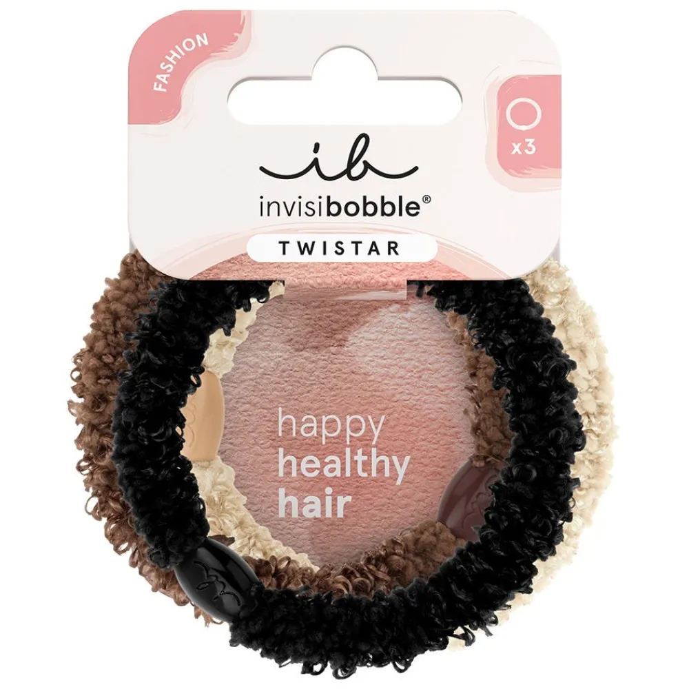 TWISTAR Brownies 3 Stück-Invisibobble Hot