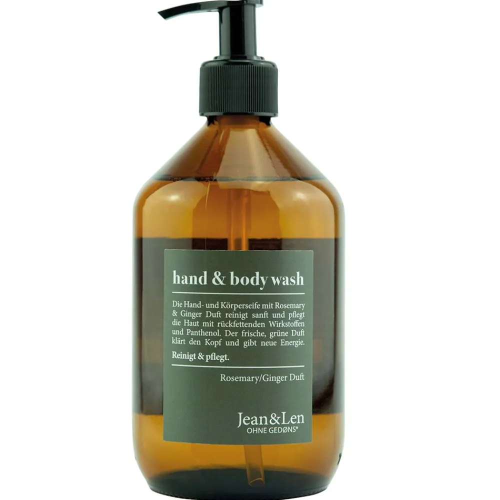 Hand & Bodywash Rosemary Ginger 500 ml-Jean & Len Clearance