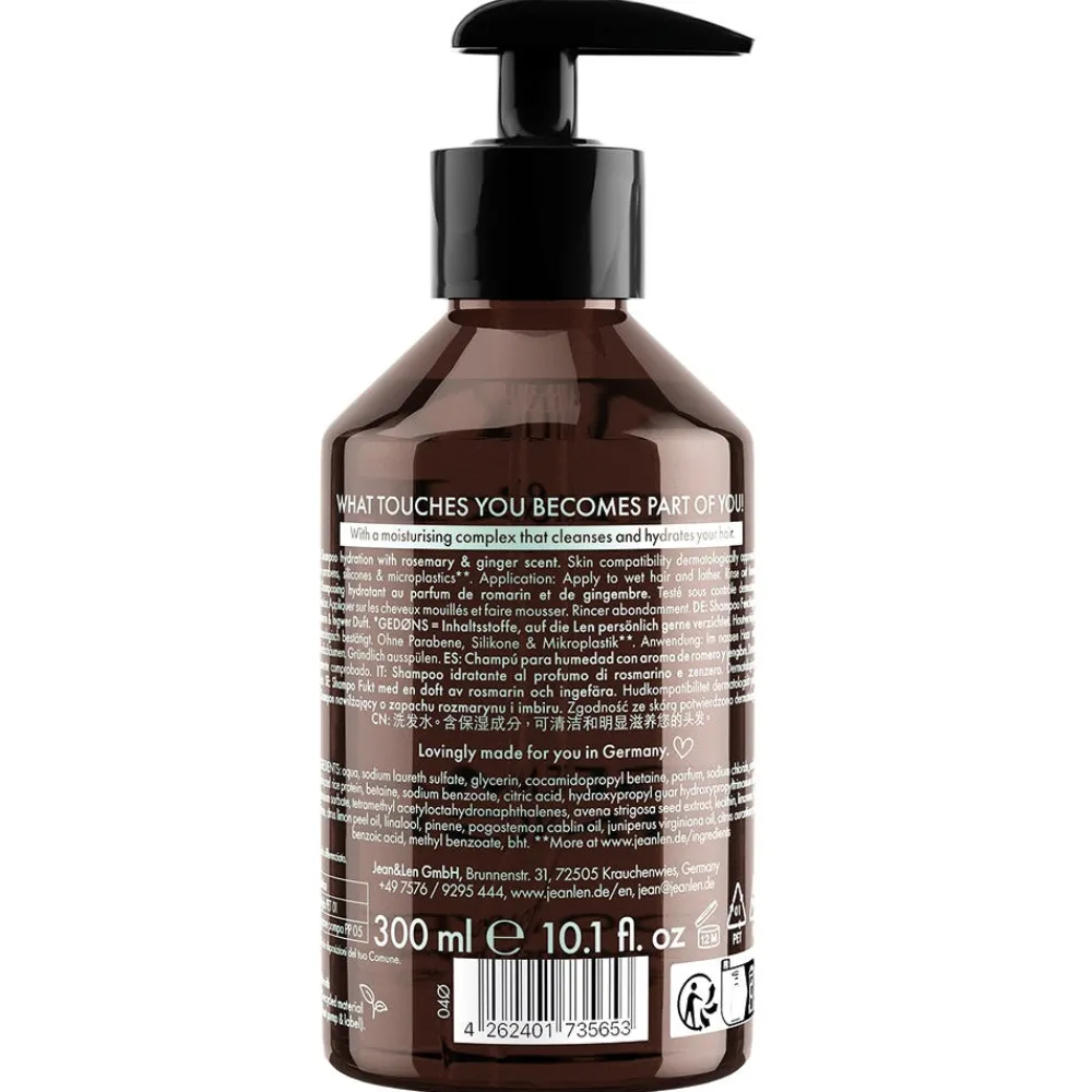 Jean & Len Hagel Nature| Shampoo|Shampoo Rosemary Ginger 300 ml