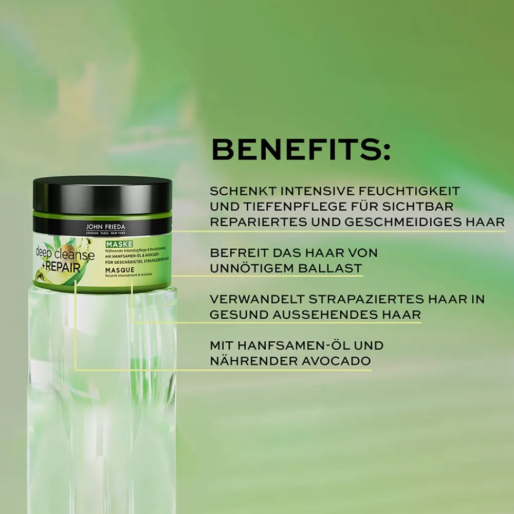 Deep Cleanse & Repair Masque 250 ml-John Frieda Discount
