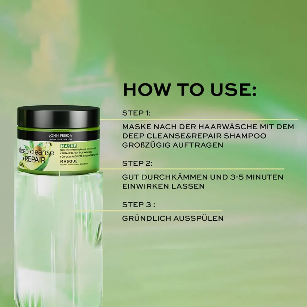 Deep Cleanse & Repair Masque 250 ml-John Frieda Discount