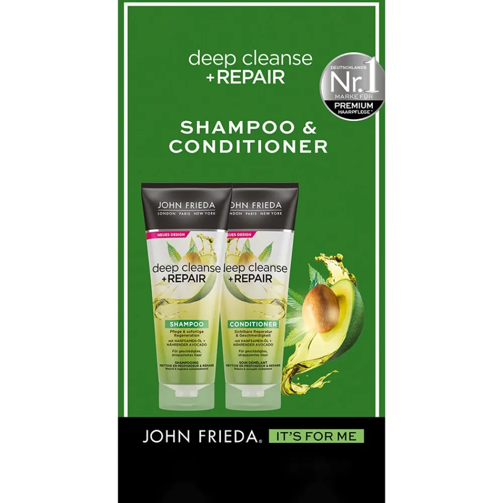 John Frieda Conditioner| Shampoo|Deep Cleanse&Repair Shampoo + Conditio