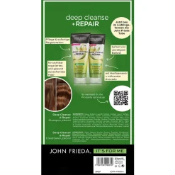 John Frieda Conditioner| Shampoo|Deep Cleanse&Repair Shampoo + Conditio