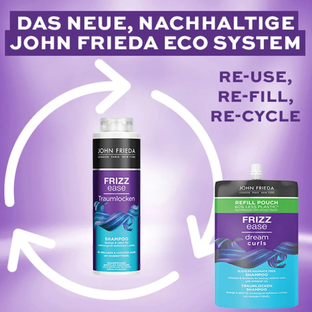 Frizz Ease Traumlocken Shampoo - Nachfüllbeutel 500 ml-John Frieda Outlet
