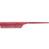 Fine Teeth Tail Comb 8.5" red-JRL Professional Clearance
