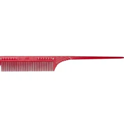 Fine Teeth Tail Comb 8.5" red-JRL Professional Clearance