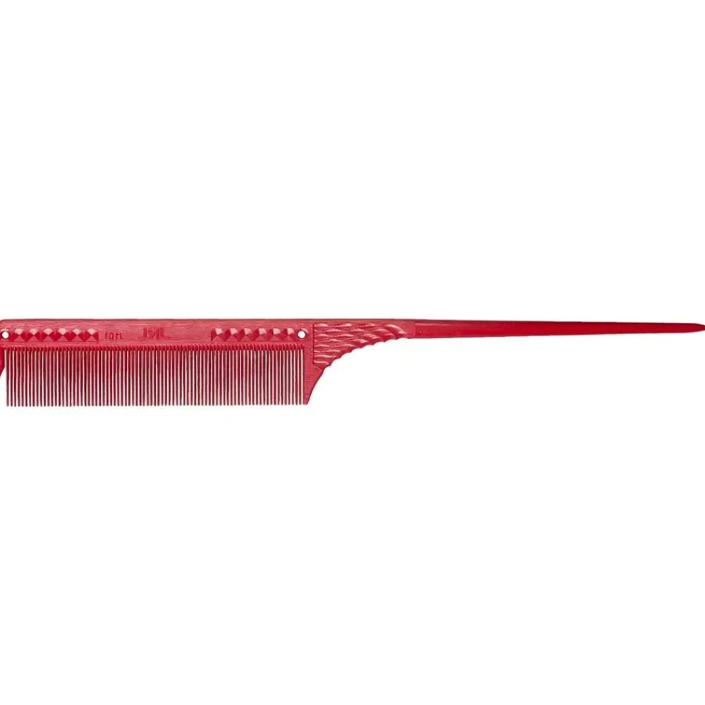 Fine Teeth Tail Comb 8.5" red-JRL Professional Clearance