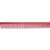 JRL Professional Kämme & Bürsten|Kämme|Long Round Tooth Cutting Comb 9" red